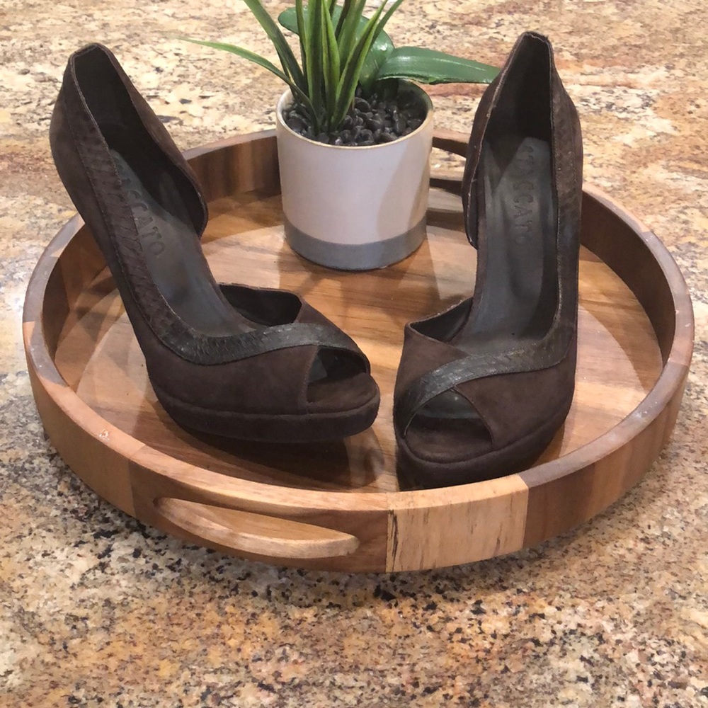 Brown heels